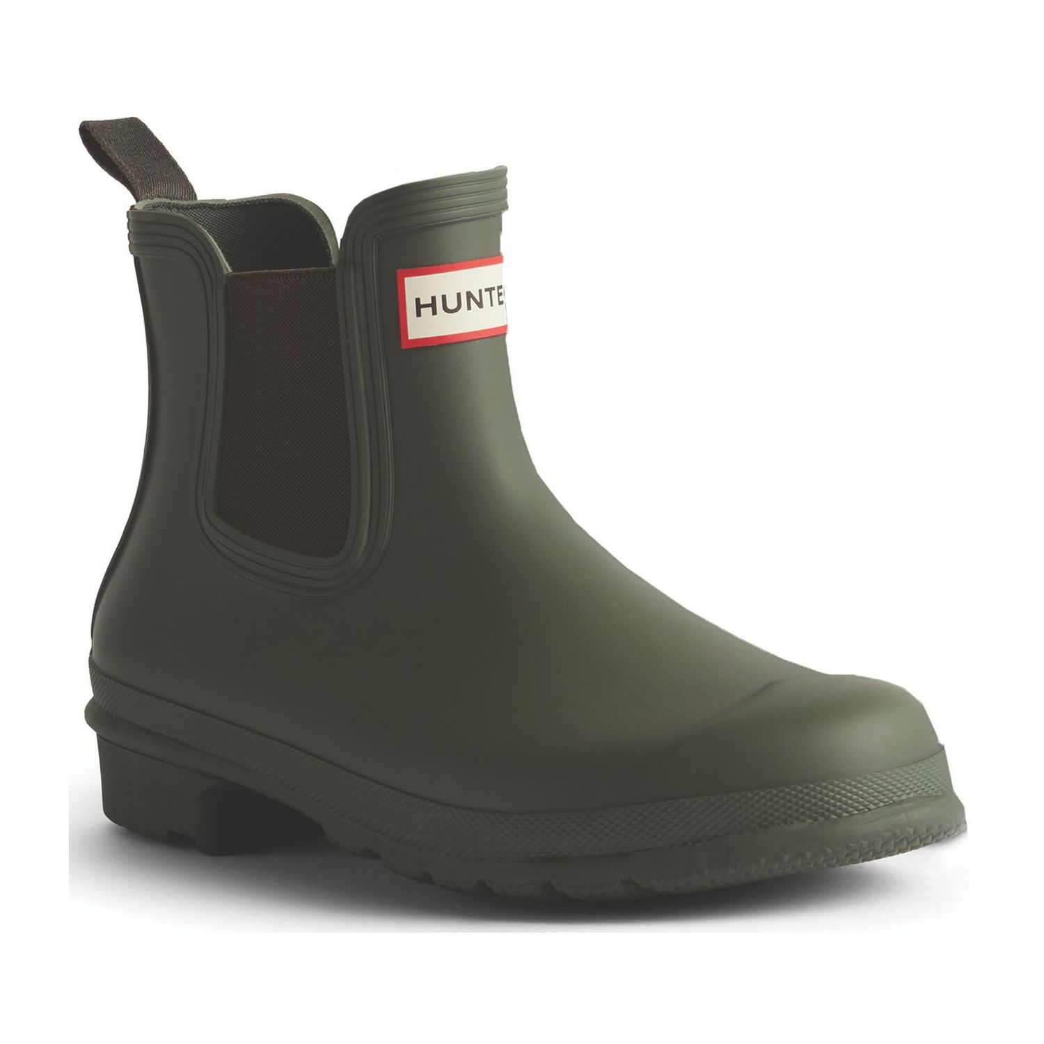 Hunter Original Chelsea Size 5 Womens Dark Olive Non Safety Wellies (705EK)