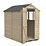 Forest  4' x 6' (Nominal) Apex Overlap Timber Shed with Base