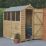 Forest  4' x 6' (Nominal) Apex Overlap Timber Shed with Base
