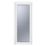 Crystal  Fully Glazed 1-Obscure Light Right-Handed White uPVC Back Door 2090mm x 840mm