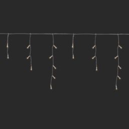 ExtendLite 100 LED Indoor & Outdoor Very Warm White Icicle Christmas Light Chain