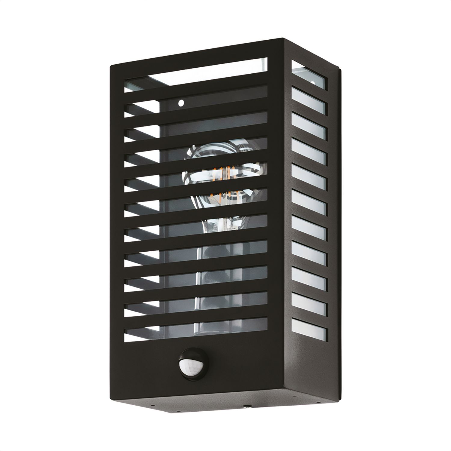 Eglo Alamonte Outdoor Wall Light With PIR Sensor Black (705PL)