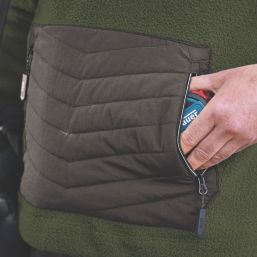 Site Buckner Fleece Green/Black Large 44" Chest