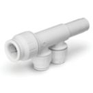 JG Speedfit PEM582215BWP Plastic Push-Fit Reducing 2 Port Plumbing Manifold 22mm x 15mm