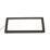 VEW Slim Rectangular LED Cabinet Lights Black 6W 300lm 3 Pack