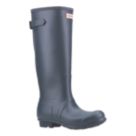 Hunter Original Tall Back Adjustable Size 7 Womens Navy Non Safety Wellies