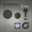 Grohe Precision 250 Round HP Rear-Fed Concealed Matt Black Thermostatic Shower System