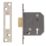 Yale  5 Lever Polished Chrome Mortice Deadlock 64mm Case - 45mm Backset