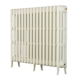Arroll 760mm x 1114mm 5582BTU White Cast Iron 4 Column Radiator