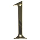 Fab & Fix Door Numeral 1 Gold 80mm