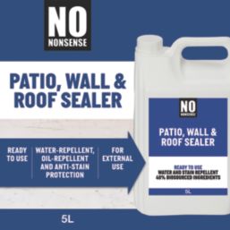 No Nonsense  Patio, Wall & Roof Sealer Clear 5Ltr