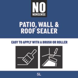 No Nonsense  Patio, Wall & Roof Sealer Clear 5Ltr
