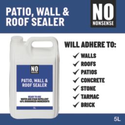 No Nonsense  Patio, Wall & Roof Sealer Clear 5Ltr