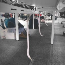 D-Line 10-25mm White Cable Tidy Tube 1.1m