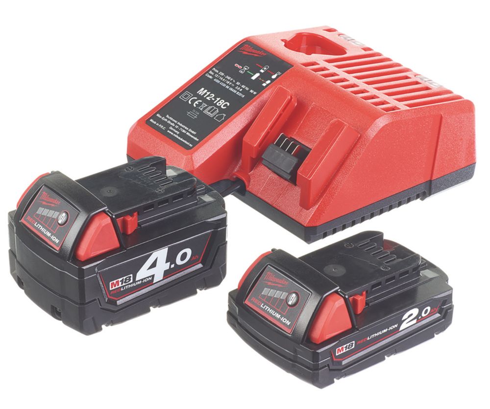 Milwaukee m18 4ah battery hot sale