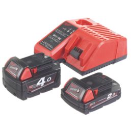 Milwaukee M18 BMT-421C 18V 2 x 2.0 / 4.0Ah Li-Ion RedLithium  Cordless Multi-Tool