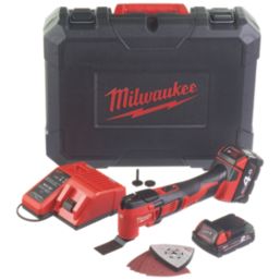 Milwaukee M18 BMT-421C 18V 2 x 2.0 / 4.0Ah Li-Ion RedLithium  Cordless Multi-Tool