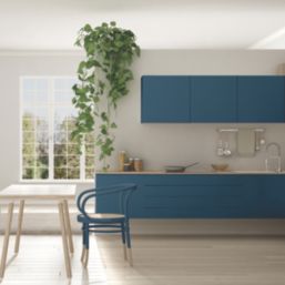 V33 2Ltr Turquin Blue Satin Acrylic Multi Surface Paint