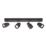 Knightsbridge  Bar 4-Light Quad GU10 Ceiling Spotlight Matt Black