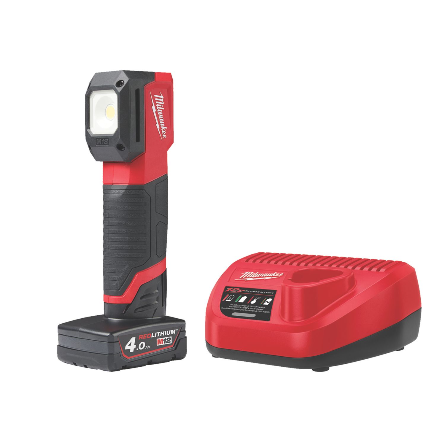 Milwaukee M12 CML-401 12V 1 x 4.0Ah Li-Ion RedLithium Cordless Colour Matching Light (706GE)