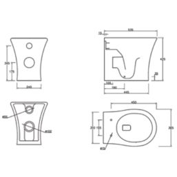 Soft-Close Back-to-Wall Pan with Quick-Release Seat