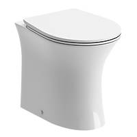 Back-to-Wall Pan with Soft-Close & Quick-Release Seat