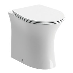 Soft-Close Back-to-Wall Pan with Quick-Release Seat