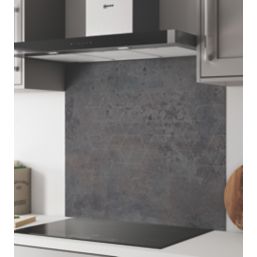 Wilsonart  Urban Steel Wide Hob Splashback 900mm x 800mm x 4mm