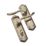Designer Levers Bewdley Fire Rated WC Lever Bathroom Door Handle Pair Antique Brass