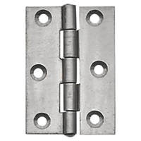 Self-Colour  Fixed Pin Butt Hinges 63 x 44mm 2 Pack