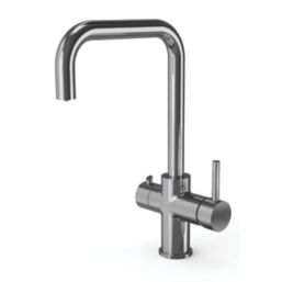 ETAL 4-in-1 Instant Hot Water Kitchen Tap Polished Chrome - Screwfix