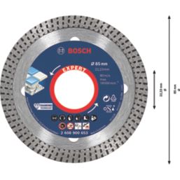 Bosch Expert Multi-Material Diamond Cutting Disc 85mm x 22.23mm