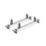 Van Guard VG336-2 Volkswagen Crafter 2017 on ULTI Van Roof Bars 1570mm
