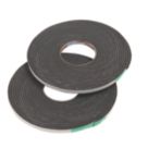 Stormguard Sureseal 5 Self-Adhesive Foam Draught Excluder Weatherstrip Black 7.5m 2 Pack