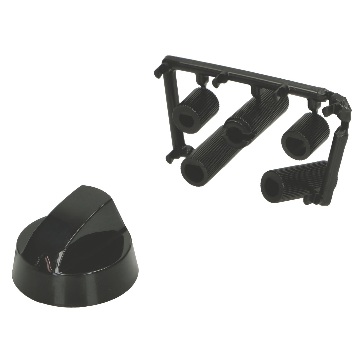 Electruepart KNB2204 Universal Multifit Cooker Control Knob - Black (706YV)