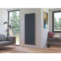 Ximax 1800mm x 670mm 4386BTU Anthracite Vertical Designer Radiator