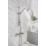 Bristan Vanta Rear-Fed Exposed Chrome Thermostatic Bar Mixer Shower & Kit