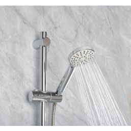 Bristan Vanta Rear-Fed Exposed Chrome Thermostatic Bar Mixer Shower & Kit