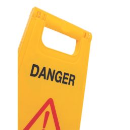 Essentials Danger Keep Out A-Frame Safety Sign 600mm x 290mm