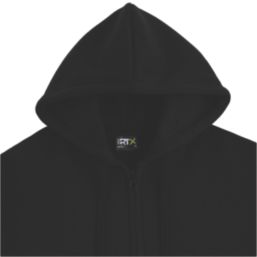 Pro RTX  Zip Hoodie Black X Large 44 / 47" Chest
