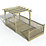 Forest Ultima 16' x 8' (Nominal) Flat Pergola & Decking Kit with 5 x Balustrades (3 Posts) & Canopy