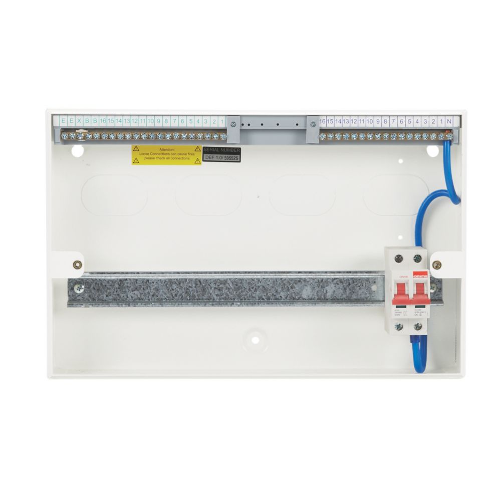 Contactum Defender 1.0 18-Module 16-Way Part-Populated Main Switch ...