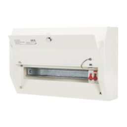 Contactum Defender 1.0 18-Module 16-Way Part-Populated  Main Switch Consumer Unit