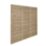 Forest  Double-Slatted  Fence Panels Natural Timber 6' x 6' Pack of 3