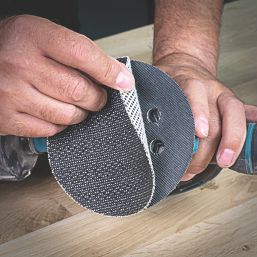 Trend  AB/125/240M/B 240 Grit Mesh Multi-Material Sanding Discs 125mm 50 Pack