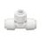 FloPlast FloFit+ Plastic Push-Fit Equal Tees 15mm 5 Pack