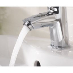 Bristan Orta Chrome 130mm Cloakroom Lever Mono Basin Mixer Tap  With Clicker Waste