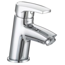 Bristan Orta Chrome 130mm Cloakroom Lever Mono Basin Mixer Tap  With Clicker Waste