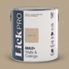 LickPro Max+ 2.5Ltr Beige 02 Matt Emulsion  Paint