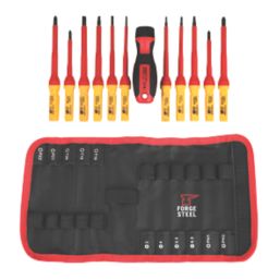 Forge Steel    VDE Changeable Blade Screwdriver Set 12 Pcs